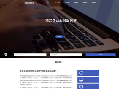 企业咨询顾问公司网站制作设计-案例